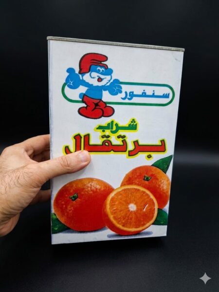 علبة ومخزن حجم كبير على شكل عصير