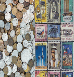 العملات والطوابع
